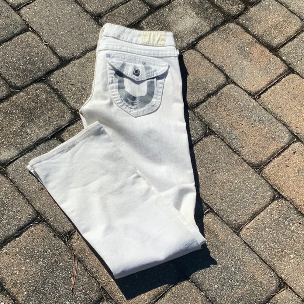 TRUE RELIGION BILLY JEANS, WHITE, SIZE 30, NWOT